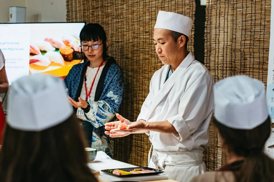 Tsukiji Fish Market Sushi Making Class with a Pro Chef